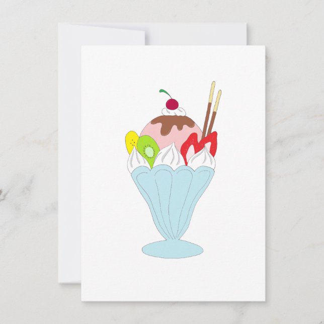 Crème glacée Sundae (Devant)