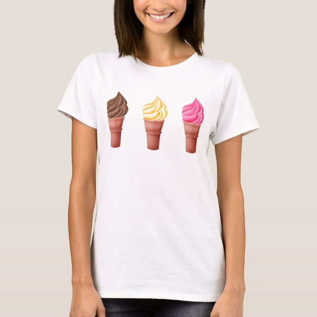 Crème glacée - T-shirt (Devant)