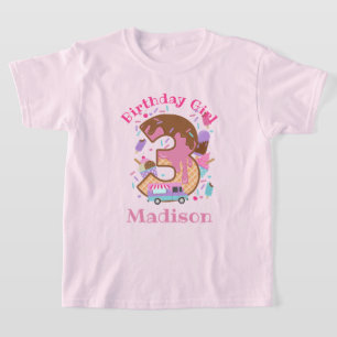 Crème glacée T-shirts enfant de troisième annivers