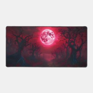Crème gothique Lune Bureau Mat - Imaginaire foncé