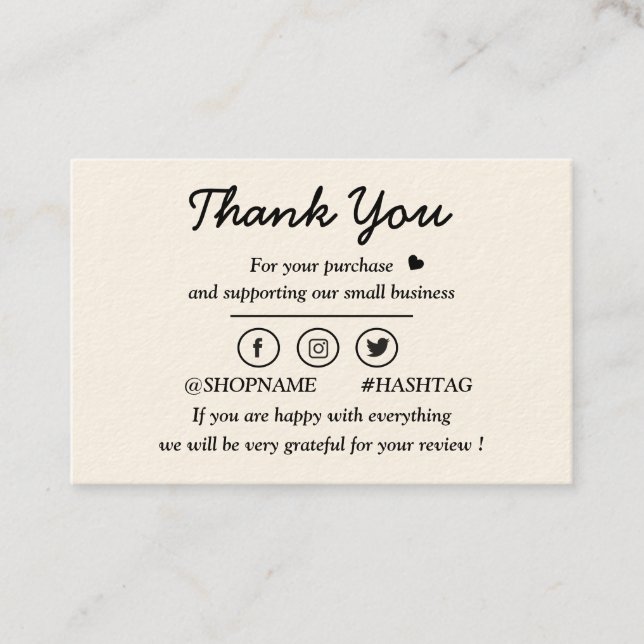 Crème moderne et Carte de visite or (Devant)