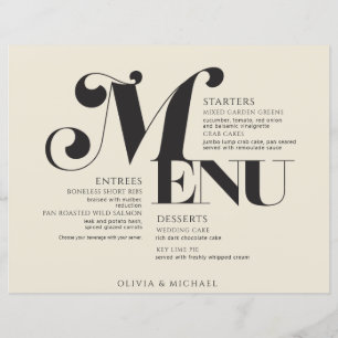 Crème noire de mariage vintage