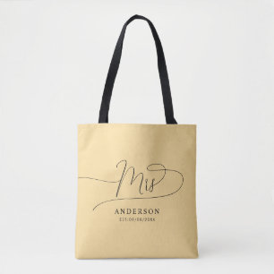 crème personnalisée et noir classique Sac fourre-t
