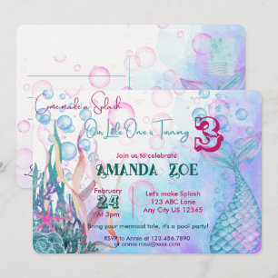 Créons une invitation de sirène Splash