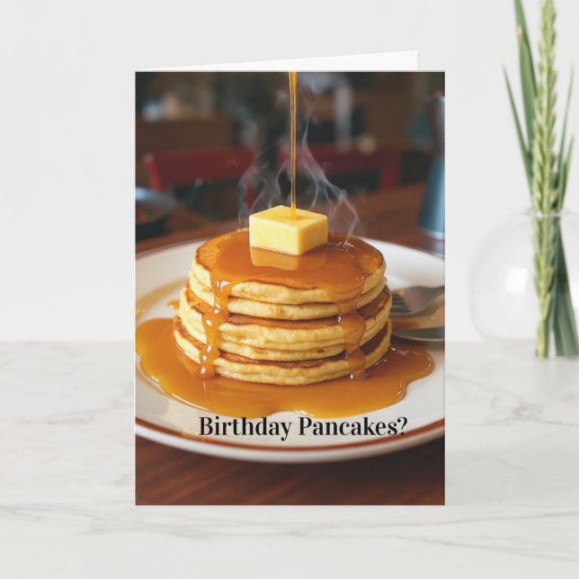 Crêpes d'anniversaire ? Carte d'anniversaire (Devant)