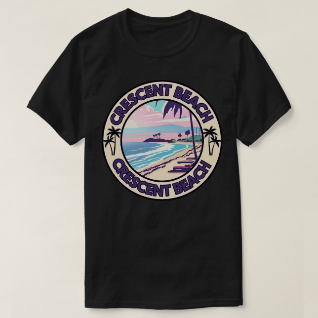 Crescent Beach Floride TShirt 1 (Design devant)