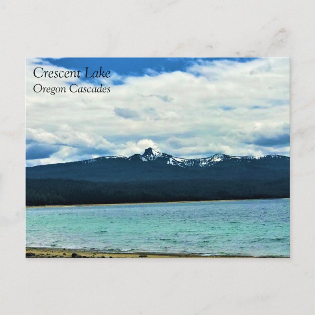 Crescent Lake, Oregon Carte postale (Devant)