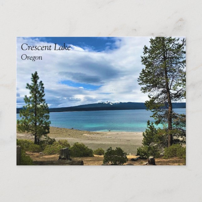 Crescent Lake, OU carte postale (Devant)