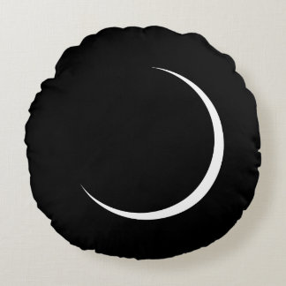 Crescent lune ronde coussin