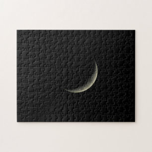 Crescent Moon dans le Puzzle du ciel noir
