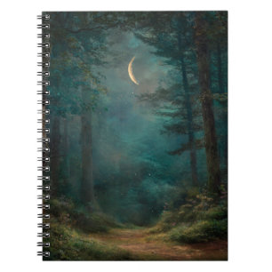 Crescent Moon Enchanted Forest Carnet