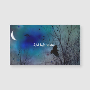 Crescent Moon Imaginaire Crow Art