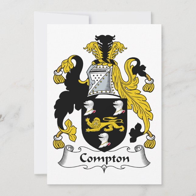 Crest de la famille Compton (Devant)