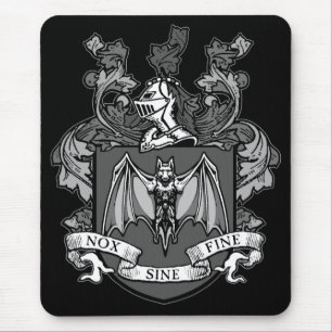 Crête de chauve-souris grise - Tapis de souris
