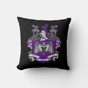 Crête de Chauve-Souris Violet - Oreiller
