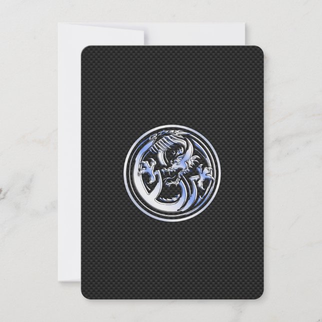 Crête de dragon Chrome sur l'impression de fibre d (Devant)