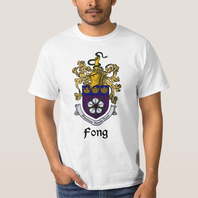 Crête de famille de Fong/manteau de T-shirt de (Devant)