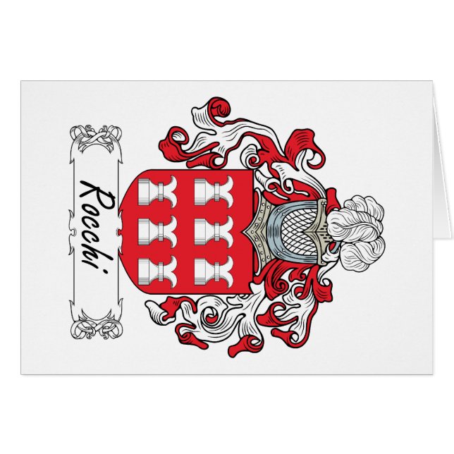 Crête de famille de Rocchi (Devant horizontal)