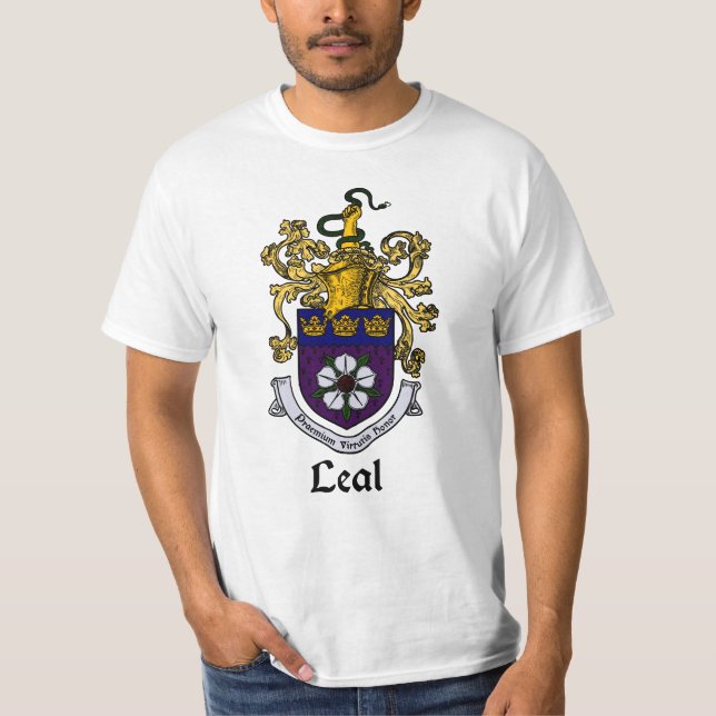 Crête de famille/manteau Leal de T-shirt de bras (Devant)