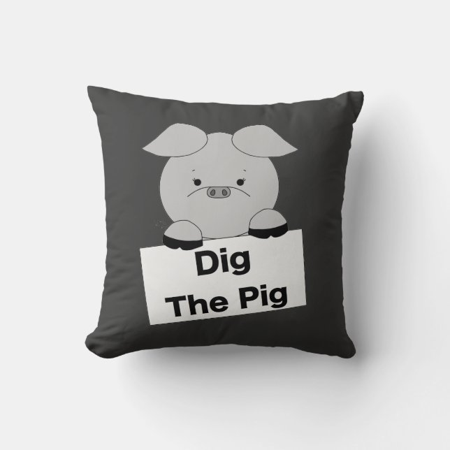 Creusez le coussin gris de porc (Recto)