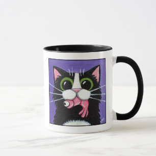 Crevette obtenue - tasse de chat