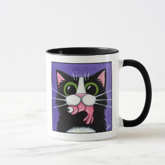 Crevette obtenue - tasse de chat