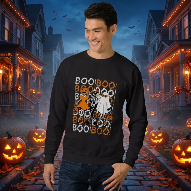 Crew de Boo Mignon Sweatshirt d'Halloween (Créateur téléchargé)