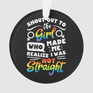 Cri à la fille Fierté lesbienne LGBT T Shirt G