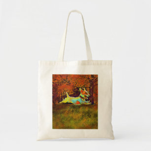 cric Russell dans le sac fourre-tout à automne
