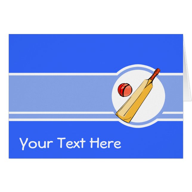 Cricket ; bleu (Devant horizontal)