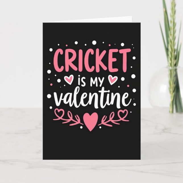 Cricket Est Ma Carte De La Saint-Valentin (Devant)