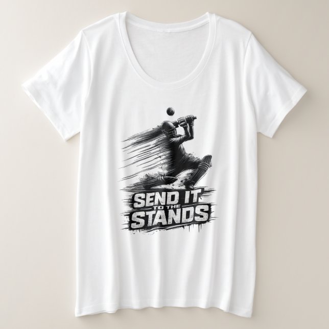 Cricket World Cup Power  T-Shirt (Design devant)