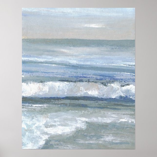 CricketDiane Ocean Beach Art Poster - Tranquillité (Devant)