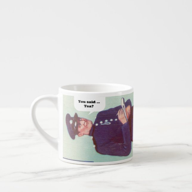 "Crime Club" Espresso Mug (Gauche)