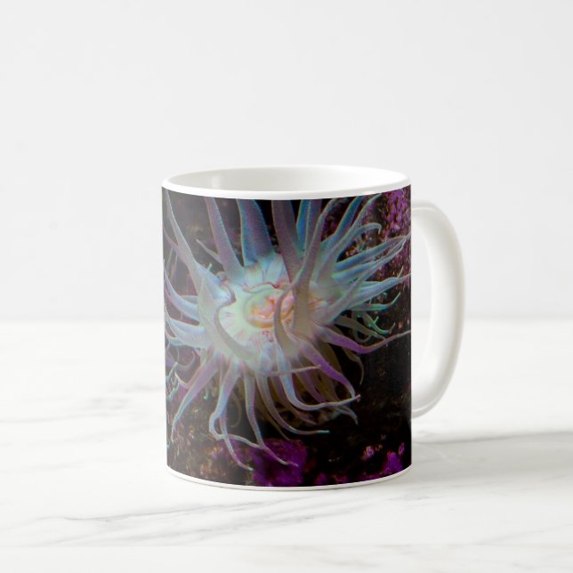Crimson Anemone café Mug (Devant droit)