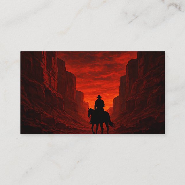 Crimson Canyon Adventure Invitation  (Devant)