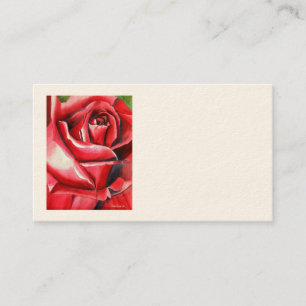 Crimson Glory Roses cartes de visite par Sacha Gro