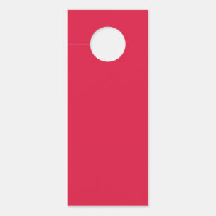 Crimson Red & Gold Affichette de porte - Personnal