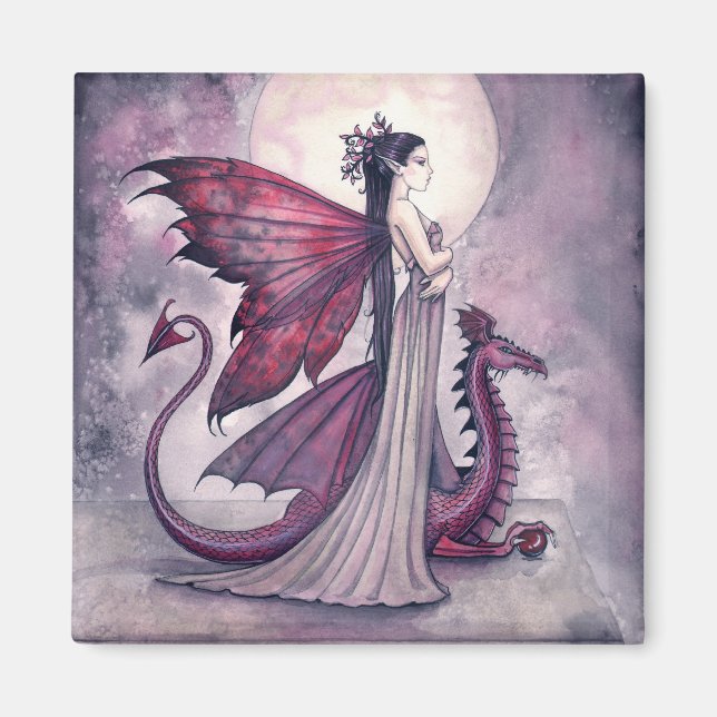 Crimson Twilight Fairy and Dragon Magnet (Devant)