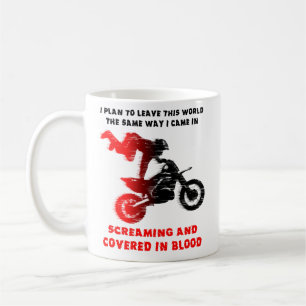 Cris Blood Dirt Bike Motocross Mug
