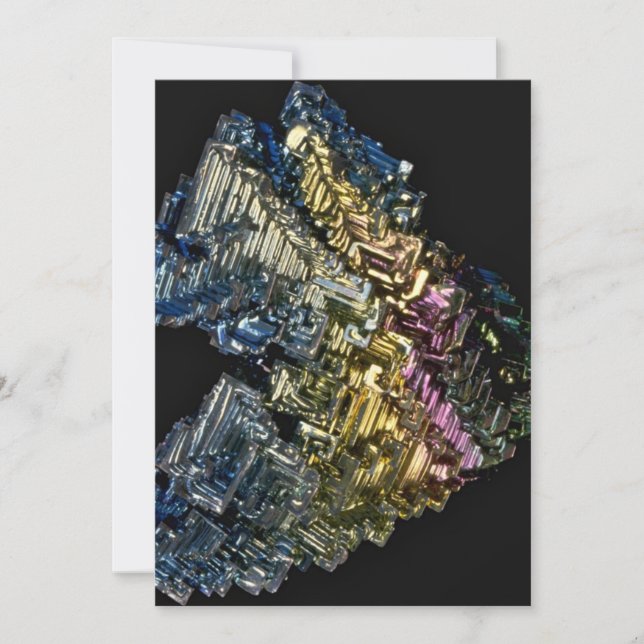 cristaux brillants de bismuth autochtone (Devant)