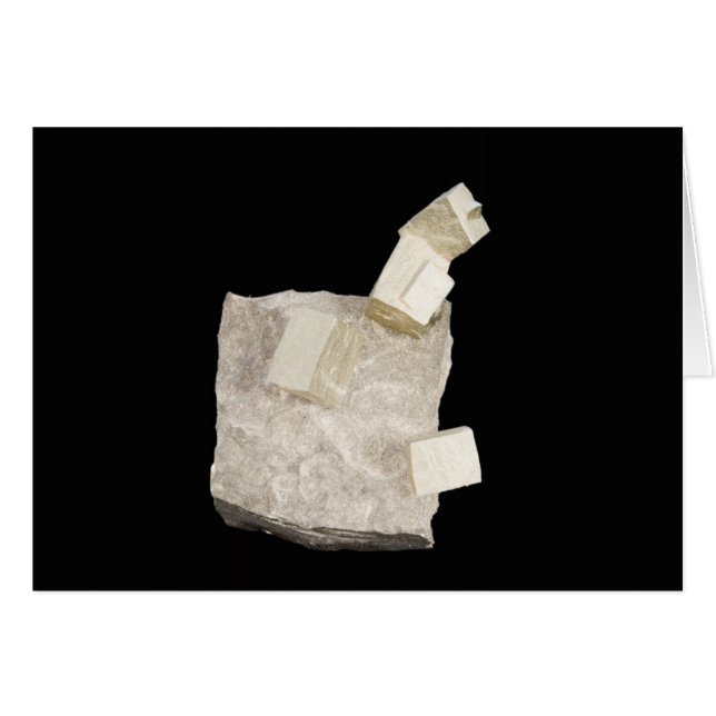 Cristaux de pyrite en schiste (Devant horizontal)