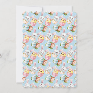 Critère de Pâques Carte de voeux plate