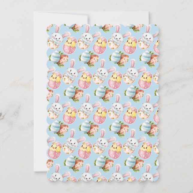 Critère de Pâques Carte de voeux plate (Devant)