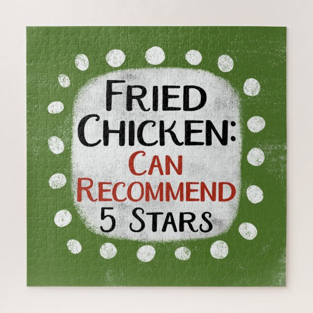 Critique de poulet frit 5 étoiles Jigsaw Puzzle (Vertical)