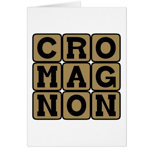 Cro-Magnon, premier humain moderne (Devant)