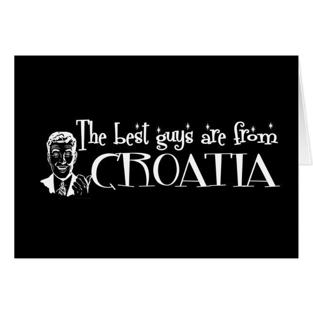 CROATIE (Devant horizontal)