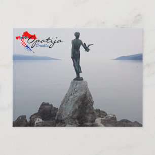 Croatie   Opatija  Carte postale