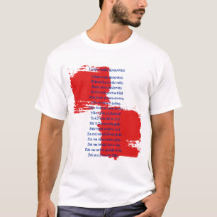 Croatie - T-shirt Lijepa naša domovino