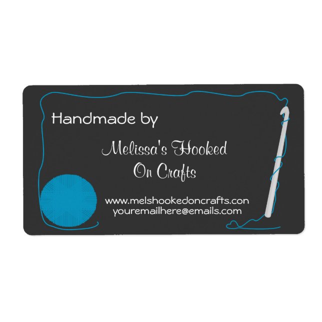 Crochet artisanal par Étiquette (Devant)